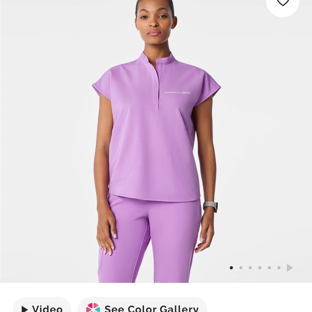 Figs Women's Rafaela Scrub Top - Picture 3 of 4